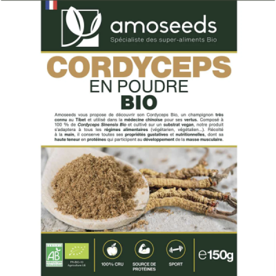 Cordyceps en Poudre Bio 50g – Énergie & Endurance | Champivie