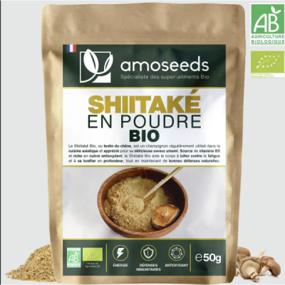 Shiitaké en Poudre Bio