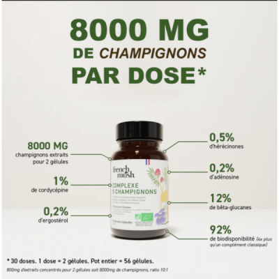 Complexe 5 Champignons Bio – Synergie Adaptogène | Champivie