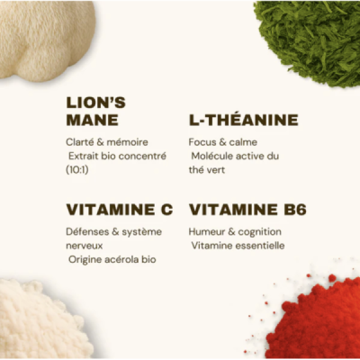 Gummies Focus aux Champignons Bio – Concentration