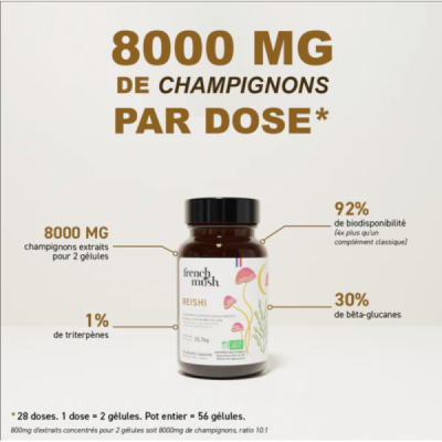 Gélules Reishi Bio – Ganoderma lucidum Relaxation | Champivie