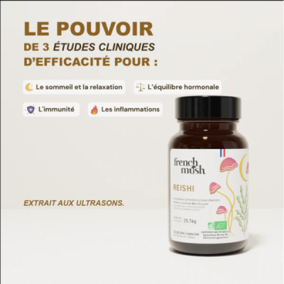 Gélules Reishi Bio – Ganoderma lucidum Relaxation | Champivie