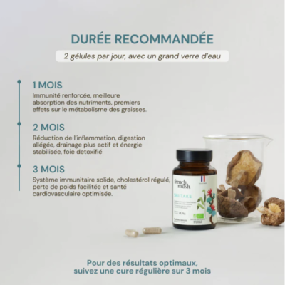 Gélules Shiitaké Bio – Lentinula edodes Immunité | Champivie