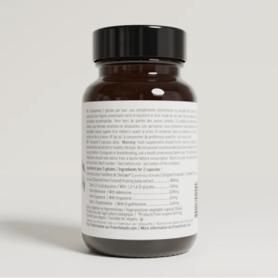 Gélules Shiitaké Bio – Lentinula edodes Immunité | Champivie