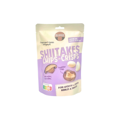 Chips de shiitakes « Saveur Ail »