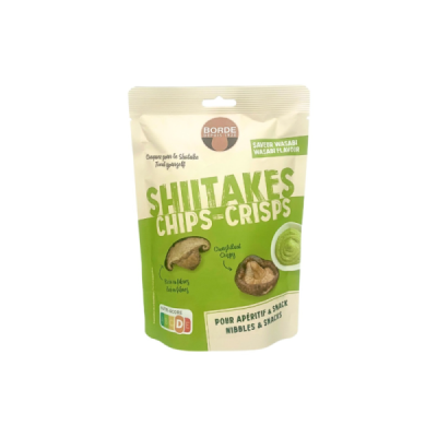 Chips de shiitakes « Saveur Wasabi »