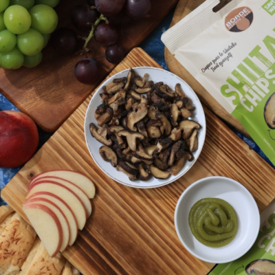 Chips de shiitakes Saveur Wasabi 50g | Champivie