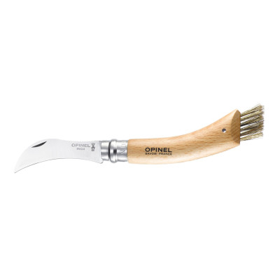 Couteau à champignon Opinel - Lame courbée, brosse | Champivie
