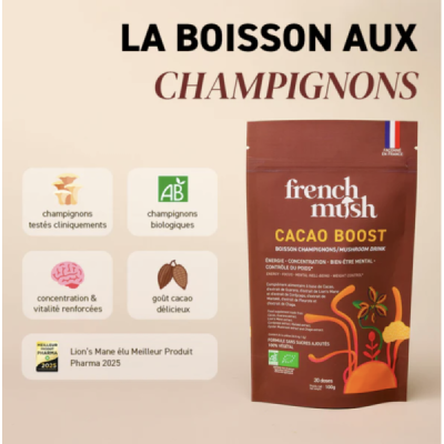 Boisson Boost Bio Cacao aux Champignons – Mushroom Latte