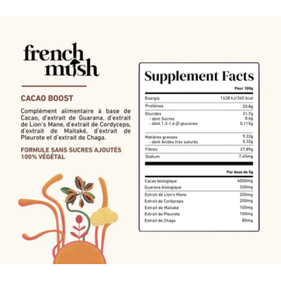 Boisson Boost Bio Cacao aux Champignons – Mushroom Latte