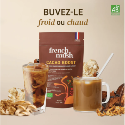 Boisson Boost Bio Cacao aux Champignons – Mushroom Latte