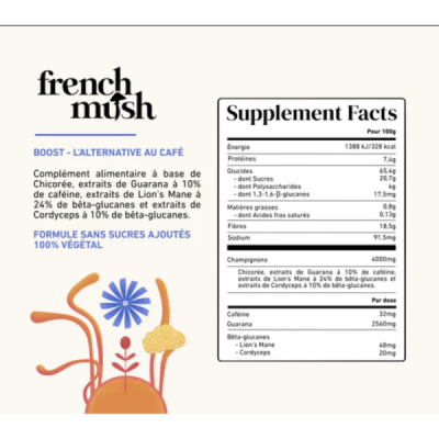 Boisson Boost Bio Chicorée aux Champignons – Sans Caféine