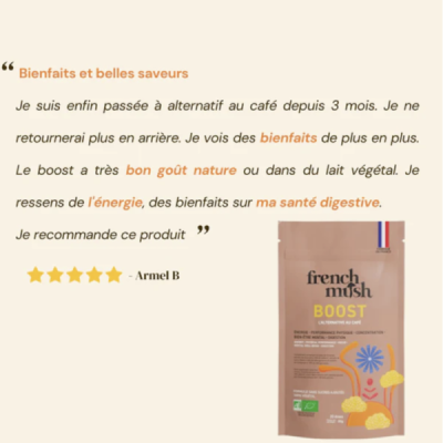 Boisson Boost Bio Chicorée aux Champignons – Sans Caféine