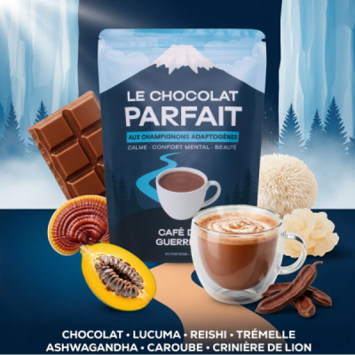 Le Chocolat Parfait - Cacao & champignons adaptogènes