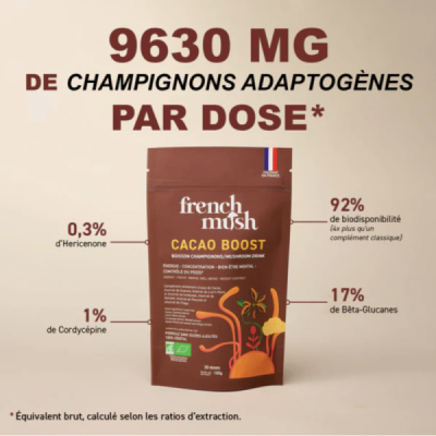 Pack BOOST Chicorée & Cacao – Boissons Champignons Bio