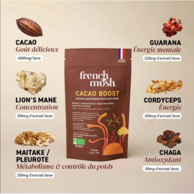 Pack BOOST Chicorée & Cacao – Boissons Champignons Bio