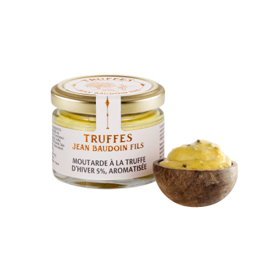 Moutarde truffe d'hiver 5 % pour viandes, 50 g | Champivie