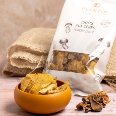 Chips de pomme de terre aux cèpes 100 g | Champivie