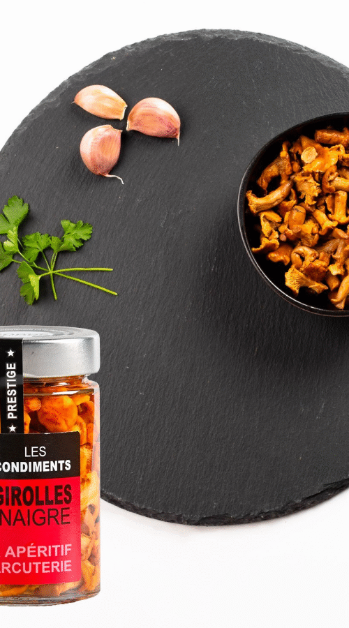 Les girolles au vinaigre