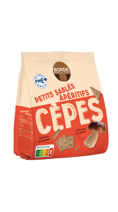 Petits sablés apéritifs aux cèpes - 100 g