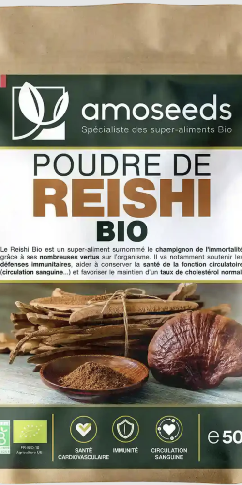 Reishi en Poudre Bio 50g
