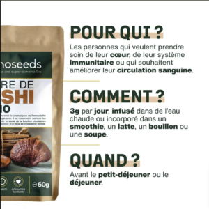Reishi en Poudre Bio 50g