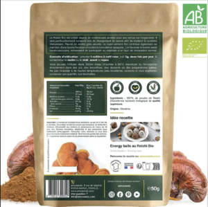 Reishi en Poudre Bio 50g
