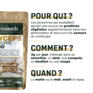 Cordyceps en Poudre Bio 50g