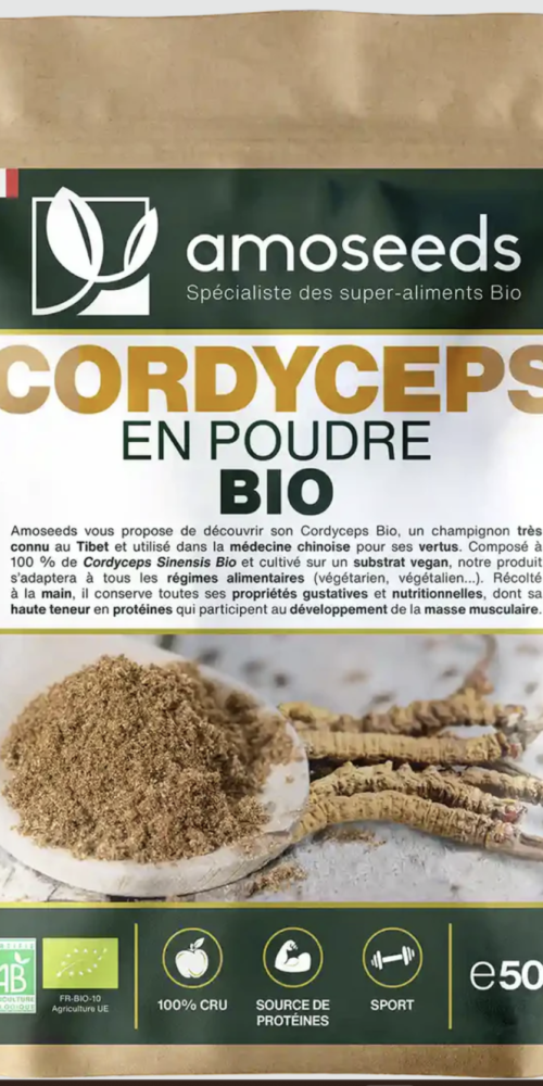 Cordyceps en Poudre Bio 50g