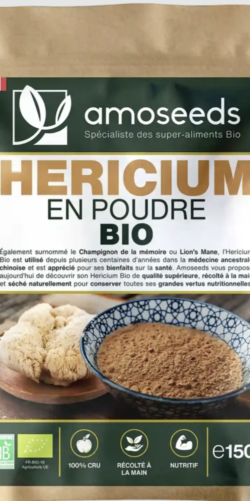 Hericium en Poudre Bio 150g