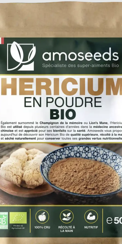 Hericium Hericium en Poudre Bio 50g