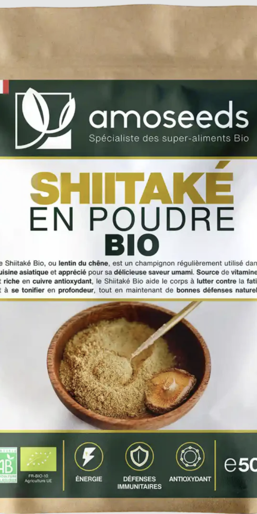 Shiitaké en Poudre Bio 50g