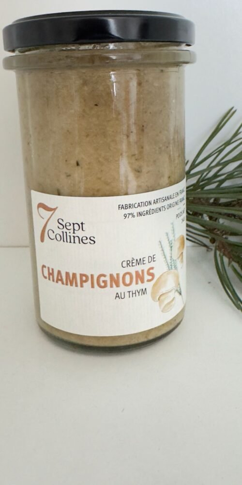 Crème de champignons au thym - 240g